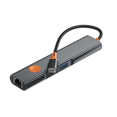 Type-c Хаб WiWU Travel 5in1 USB-C Hub Wi-HB005(1)