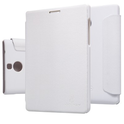 Полиуретановый чехол Nillkin V-Series White для BlackBerry Passport Silver Edition(3)
