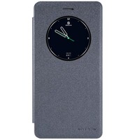 Полиуретановый чехол книга Nillkin Sparkle Leather Case Black для Lenovo K5 Note/A7020