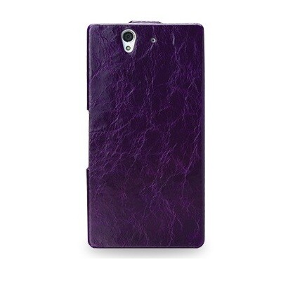 Кожаный чехол TETDED Lava Series Merlot Purple для Sony Xperia Z L36h(2)