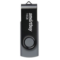 USB Flash накопитель 16Gb SmartBuy Twist (SB016GB2TWK) черный