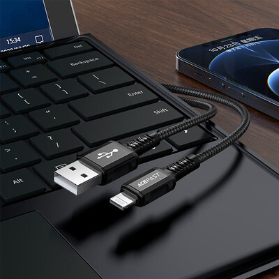 Кабель для зарядки и синхронизации Acefast C1-02 USB-A to Lightning 2.4A MFI 1.2m(3)