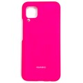 Силиконовый чехол Silicone Case ярко-розовый для Huawei P40 Lite / Nova 7i / Nova 6 SE(#1)
