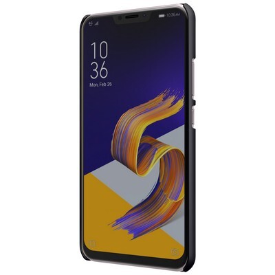 Пластиковый чехол с пленкой Nillkin Super Frosted Shield Черный для Asus Zenfone 5 ZE620KL(2)