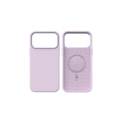 Силиконовый чехол с микрофиброй WiWU Skin Touch FGG-013 фиолетовый для Apple iPhone 17 Pro(3)