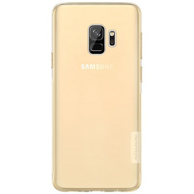 Силиконовый чехол Nillkin Nature TPU Case Золотой для Samsung G960 Galaxy S9(1)