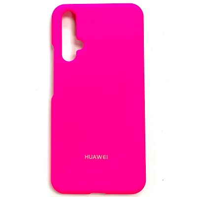 Силиконовый чехол Silicone Case ярко-розовый для Huawei Honor 20 /Nova 5T(1)