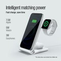 Беспроводная зарядная станция Nillkin PowerTrio 3-in-1 для смартфона, часов Apple Watch и наушников(#9)