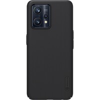 Пластиковый чехол с подставкой Nillkin Super Frosted Shield Черный для Realme 9 Pro Plus