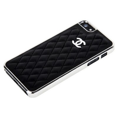 Пластиковая накладка CHANEL Black для Apple iPhone 5/5s/SE(2)