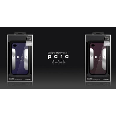 Пластиковый чехол More Para Blaze Collection Burgundy для Apple iPhone 4/4S(4)
