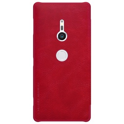 Кожаный чехол Nillkin Qin Leather Case Красный для Sony Xperia XZ2(2)