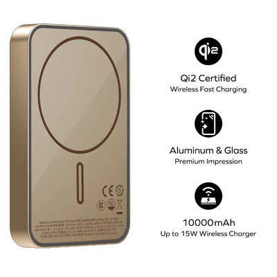 Внешний аккумулятор MOMAX  IP136Q2D Q.Mag X1 Qi2 Magnetic wireless power bank(10000mAh) Gen 2 черный(5)