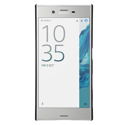Пластиковый чехол с пленкой Nillkin Super Frosted Shield Black для Sony Xperia XZ/XZs(2)