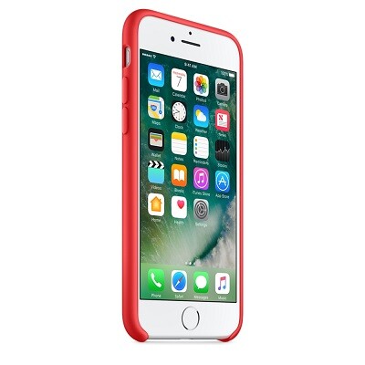 Силиконовый чехол Red для Apple iPhone 8(2)