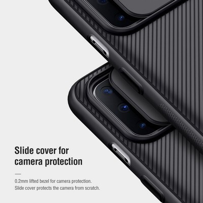 Чехол-накладка Nillkin CamShield черная для OnePlus 8T(3)