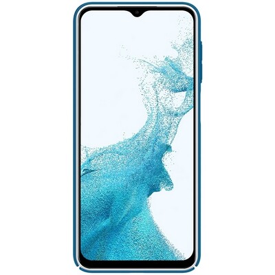 Пластиковый чехол с подставкой Nillkin Super Frosted Shield Синий для Samsung Galaxy A23(2)