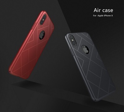Пластиковая накладка Nillkin Air Case Red для Apple iPhone Xs(6)