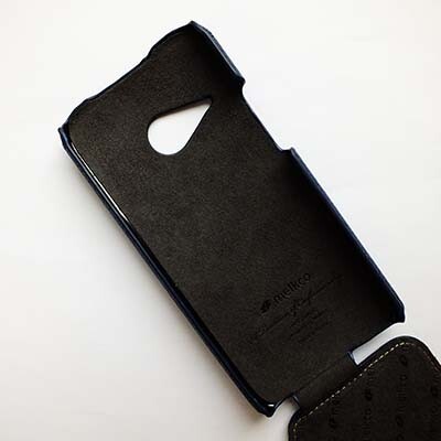 Кожаный чехол Melkco Leather Case Dark Blue LC для HTC One M8 mini 2(2)