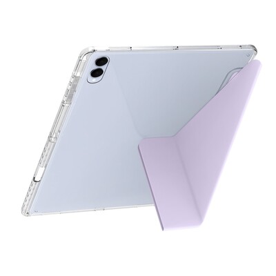 Защитный чехол книжка Acrylic Origami TPU Case с креплением для стилуса лавандовый для Samsung Galaxy Tab S11 SM-X730/ SM-X736(3)