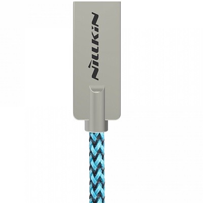 Усиленный армированный USB Type-C кабель  Nillkin Chic Cable Blue 1m(4)