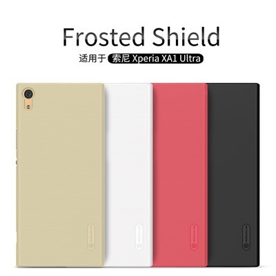 Пластиковый чехол с пленкой Nillkin Super Frosted Shield Black для Sony Xperia XA1 Ultra(4)