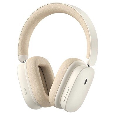 Наушники Baseus Bowie H1 Noise-Cancelling Wireless Headphones Rice White (NGTW230002) белые(1)