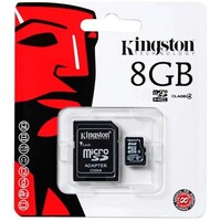 Карта памяти Kingston Canvas Select Micro SDHC UHS-1 8Gb