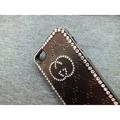 Металлический чехол Chanel Case Black для Apple iPhone 5/5s/SE(2)