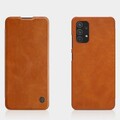 Кожаный чехол Nillkin Qin Leather Case Коричневый для Samsung Galaxy A32(#4)