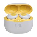 Наушники беспроводные Bluetooth JBL Tune 120 TWS вакуумные с микрофоном белый/желтый(#2)