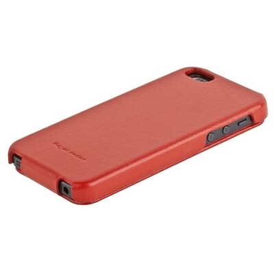 Кожаный чехол книга HOCO Duke Leather Case Red для Apple iPhone 5/5s/SE(3)