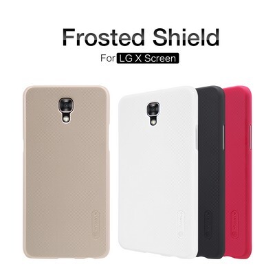 Пластиковый чехол с пленкой Nillkin Super Frosted Shield Black для LG X View [K500DS] \ X Screen(4)