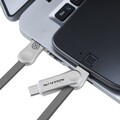 USB кабель зарядки и синхронизации Nillkin Plus III Micro USB+Type-C White(#4)