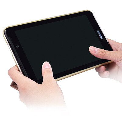 Полиуретановый чехол Nillkin Sparkle Leather Case Black  для Asus Fonepad 7 FE170CG(3)