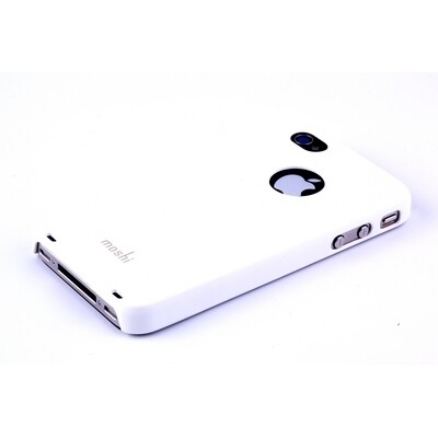 Пластиковый чехол накладка Moshi White для Apple iPhone 4/4S(1)