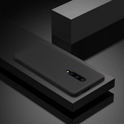 Силиконовый бампер Nillkin Rubber-wrapped Protective Case Черный для OnePlus 7 Pro(3)