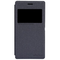Полиуретановый чехол Nillkin Sparkle Leather Case Black  для Sony Xperia M2 Dual S50h