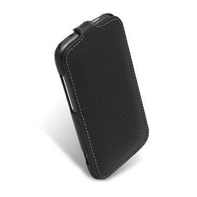 Кожаный чехол книга Melkco Leather Case Black LC для HTC Sensation XE(4)