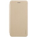 Полиуретановый чехол книга Nillkin Sparkle Leather Case Gold для Huawei P8 Lite 2017(#1)