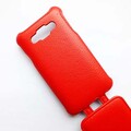 Кожаный чехол Armor Case Red для LG L60 X145(#4)