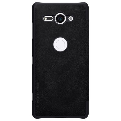 Кожаный чехол Nillkin Qin Leather Case Черный для Sony Xperia XZ2 Compact(2)