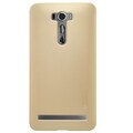 Пластиковый чехол с пленкой Nillkin Super Frosted Shield Gold для Asus Zenfone 2 Laser ZE601KL(#1)