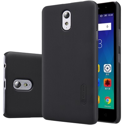 Пластиковый чехол с пленкой Nillkin Super Frosted Shield Black для Lenovo Vibe P1M(3)