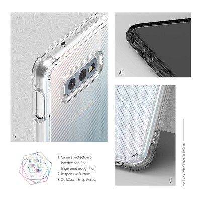 Чехол бампер Ringke Fusion Series прозрачный для Samsung Galaxy S10e(3)