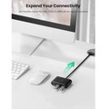 USB-хаб (разветвитель/концентратор) на 4 порта UGREEN CR113 USB 3.0 HUB 1m (20291) черный(#4)