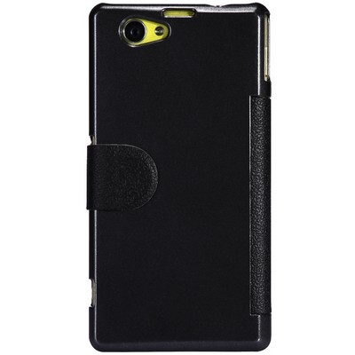 Полиуретановый чехол Nillkin Fresh Series Black для Sony Xperia Z1 mini/Compact(2)