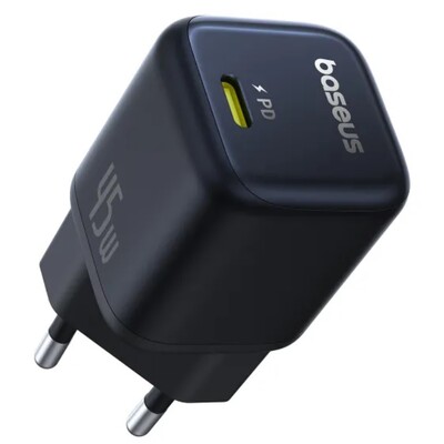 Сетевое зарядное устройство Baseus PicoGo GaN6 Pro Fast Charger 1C PD3.0 45W Type-C 3A, P10176800123-00 черный(2)