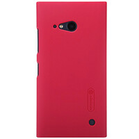 Пластиковый чехол Nillkin Super Frosted Shield Red  для Nokia Lumia 730