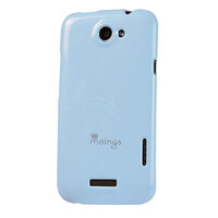 Силиконовый чехол накладка Moings Blue для HTC One X